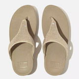 LULU CRYSTAL EMBELLISHED TOE-POST SANDALS