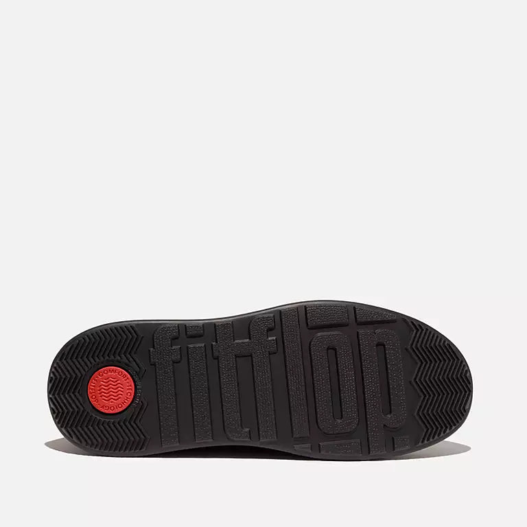 F-MODE LEATHER FLATFORM CHELSEA BOOTS