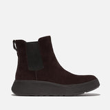 F-MODE SUEDE FLATFORM CHELSEA BOOTS