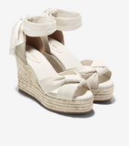 CLOUDFEEL HAMPTON SANDAL IVORY LTR/NAT CNVS