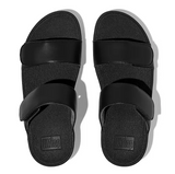 LULU ADJUSTABLE LEATHER SLIDES