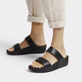 LULU ADJUSTABLE LEATHER SLIDES