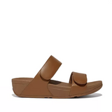 LULU ADJUSTABLE LEATHER SLIDES