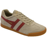 GOLA Men's Harrier Trainer- BONE/DEEP_RED